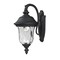 Z-Lite Armstrong Outdoor Wall Light, Black & Clear Waterglass 534S-BK - alternate 1